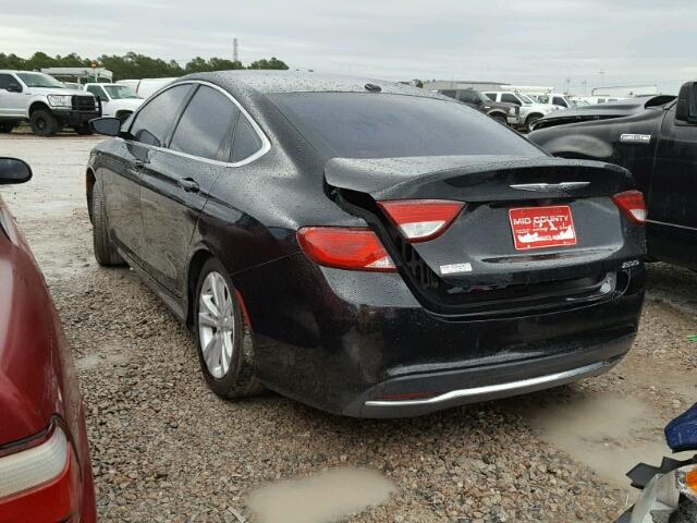 1C3CCCAB8FN713332 - 2015 CHRYSLER 200 LIMITE BLACK photo 3