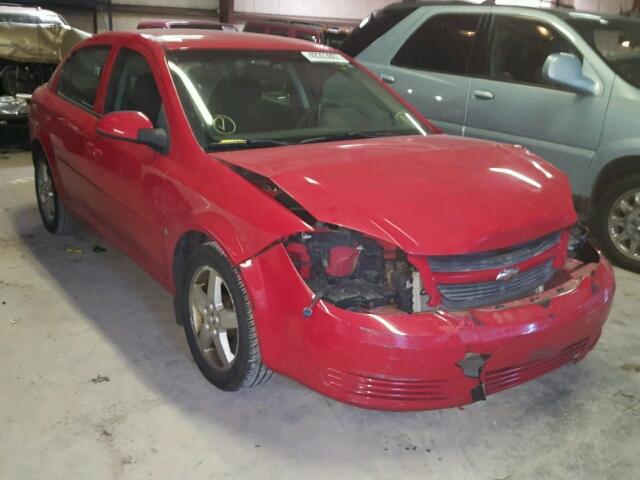 1G1AT58H297106059 - 2009 CHEVROLET COBALT LT RED photo 1