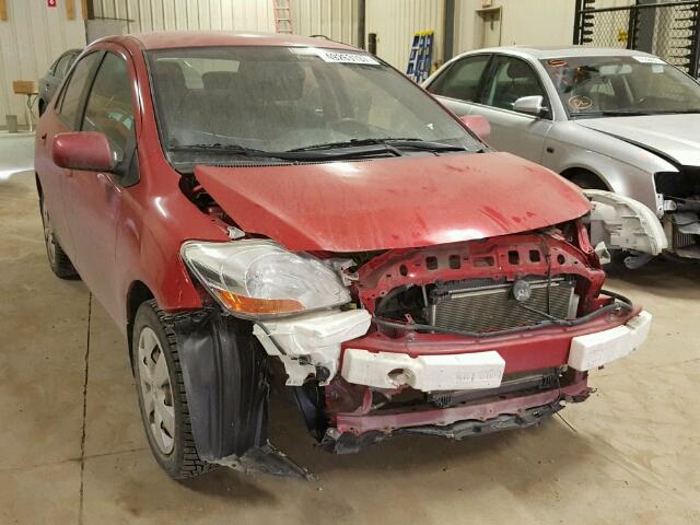 JTDBT923X81296145 - 2008 TOYOTA YARIS RED photo 1