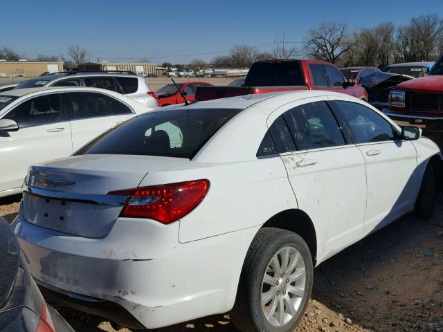 1C3CCBBB5DN726416 - 2013 CHRYSLER 200 TOURIN WHITE photo 4