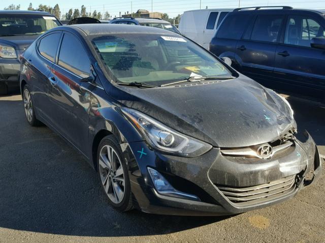 5NPDH4AE1GH656636 - 2016 HYUNDAI ELANTRA SE BLACK photo 1