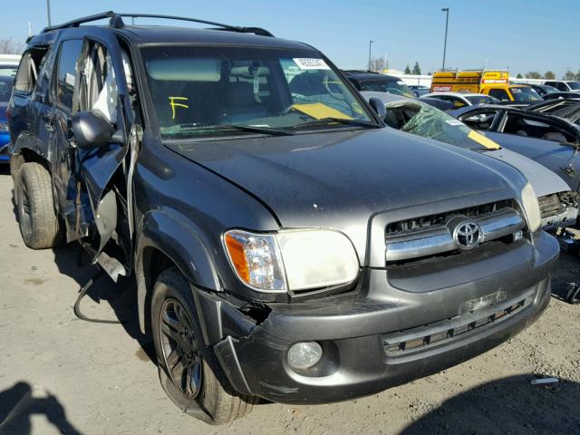 5TDZT38A66S275973 - 2006 TOYOTA SEQUOIA LI GRAY photo 1