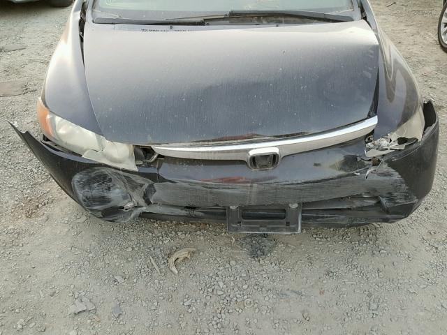 JHMFA16867S006490 - 2007 HONDA CIVIC EX BLACK photo 7