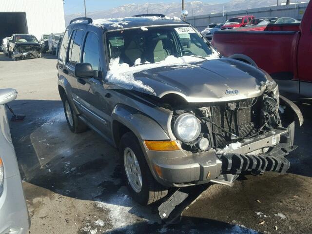 1J4GL48K36W294464 - 2006 JEEP LIBERTY SP TAN photo 1