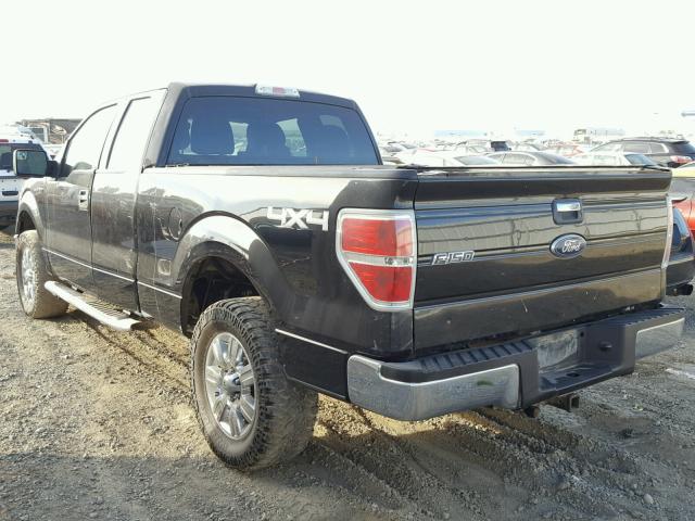 1FTFX1EF0BFB44950 - 2011 FORD F150 SUPER BLACK photo 3