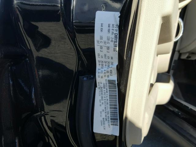 1J8HG68248C199435 - 2008 JEEP COMMANDER BLACK photo 10