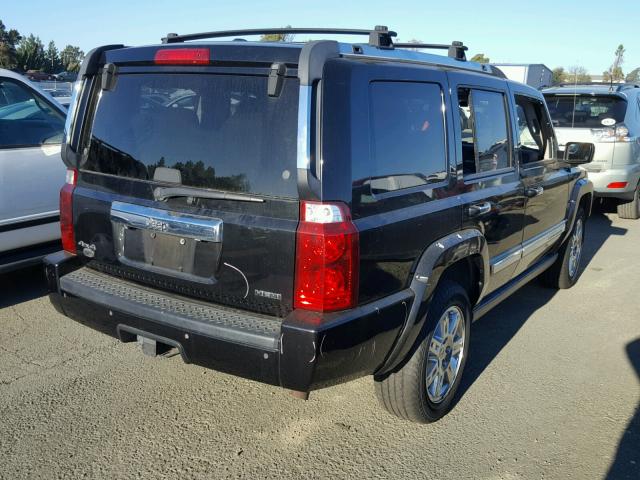 1J8HG68248C199435 - 2008 JEEP COMMANDER BLACK photo 4