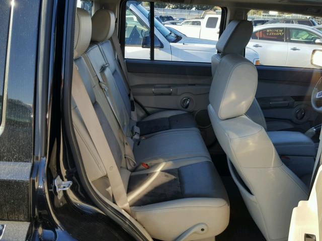 1J8HG68248C199435 - 2008 JEEP COMMANDER BLACK photo 6