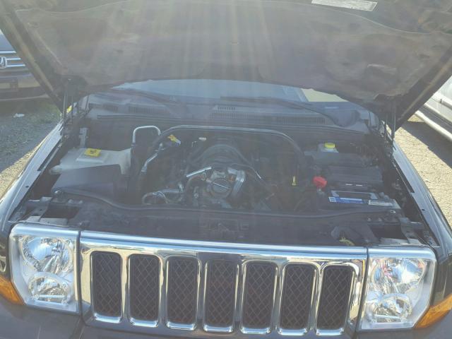1J8HG68248C199435 - 2008 JEEP COMMANDER BLACK photo 7