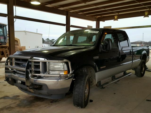 1FTNW21PX4EC36742 - 2004 FORD F250 SUPER BLACK photo 2