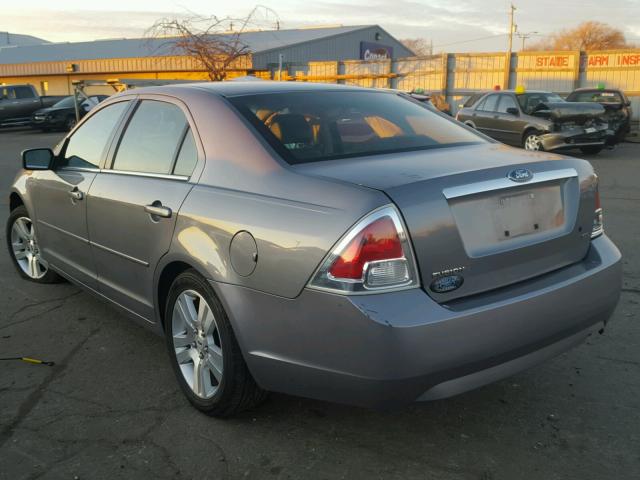 3FAHP08Z26R115831 - 2006 FORD FUSION SEL GRAY photo 3