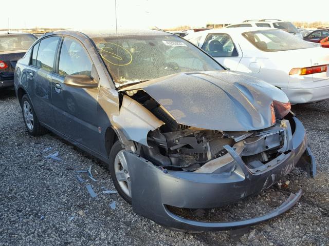 1G8AJ55F57Z200237 - 2007 SATURN ION LEVEL GRAY photo 1