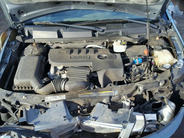 1G8AJ55F57Z200237 - 2007 SATURN ION LEVEL GRAY photo 7