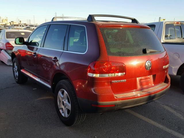 WVGZC67L14D001931 - 2004 VOLKSWAGEN TOUAREG 3. BURGUNDY photo 3