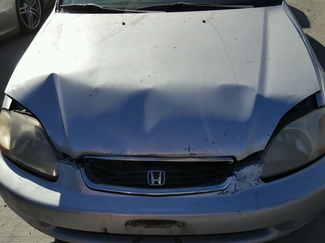 JHMEJ6679VS036712 - 1997 HONDA CIVIC LX SILVER photo 7