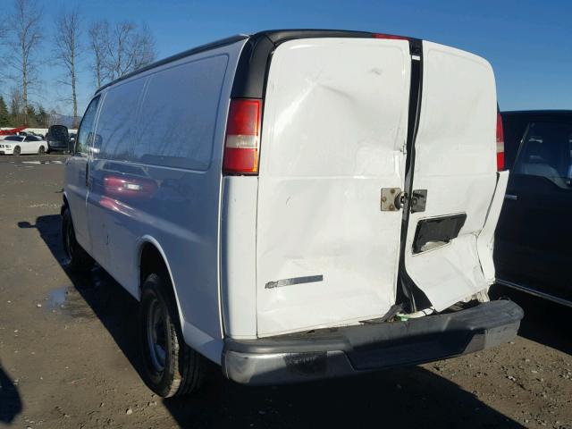 1GCGG25C791120684 - 2009 CHEVROLET EXPRESS G2 WHITE photo 3