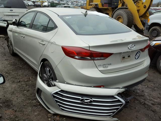 5NPD84LF2HH129681 - 2017 HYUNDAI ELANTRA SE CREAM photo 3