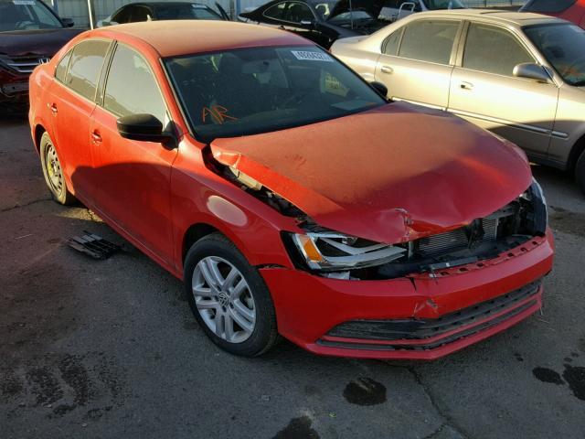 3VW2K7AJ4FM246216 - 2015 VOLKSWAGEN JETTA BASE RED photo 1