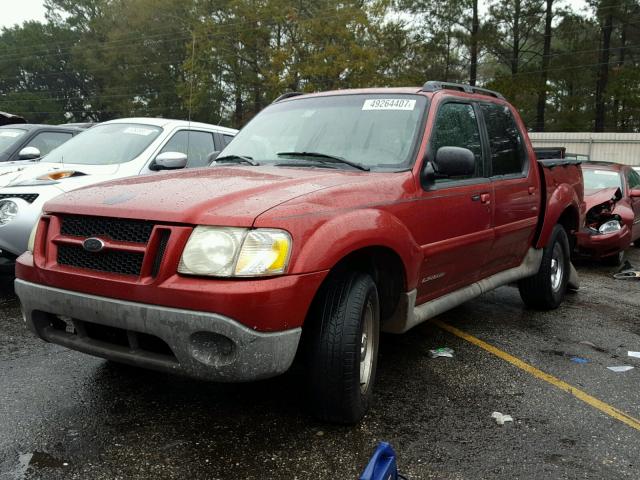 1FMZU67E52UA96828 - 2002 FORD EXPLORER S MAROON photo 2