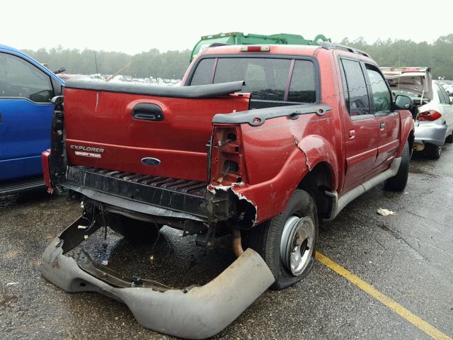 1FMZU67E52UA96828 - 2002 FORD EXPLORER S MAROON photo 4