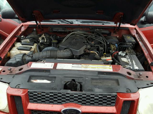 1FMZU67E52UA96828 - 2002 FORD EXPLORER S MAROON photo 7