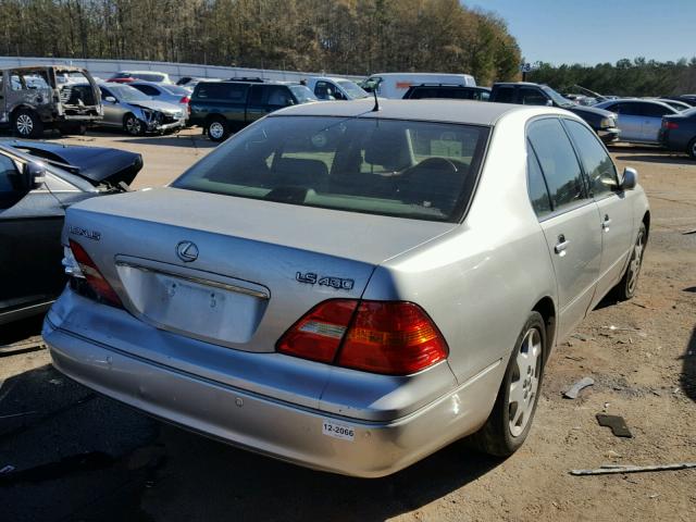 JTHBN30F030106094 - 2003 LEXUS LS 430 SILVER photo 4