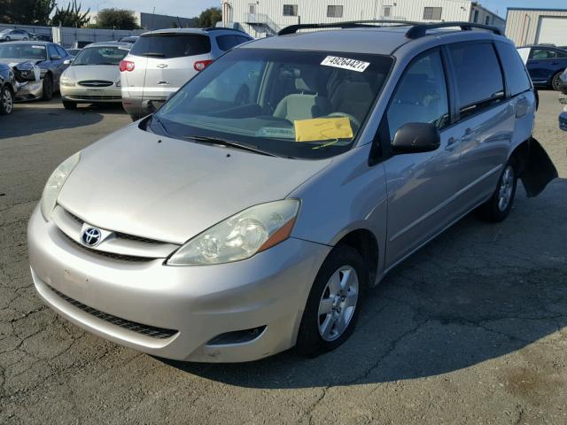 5TDZA23C16S498897 - 2006 TOYOTA SIENNA CE BEIGE photo 2