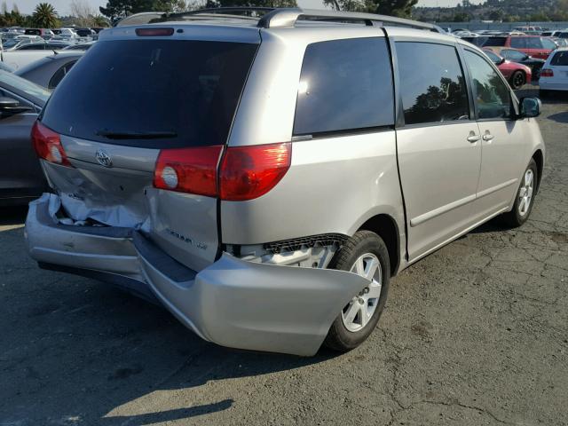 5TDZA23C16S498897 - 2006 TOYOTA SIENNA CE BEIGE photo 4