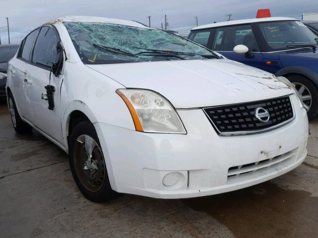 3N1AB61E68L715636 - 2008 NISSAN SENTRA 2.0 WHITE photo 1