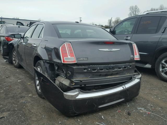 2C3CCAEG3DH606303 - 2013 CHRYSLER 300C GRAY photo 3