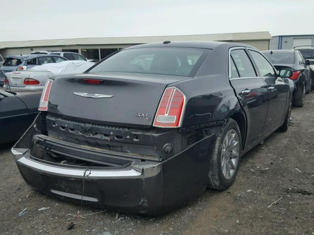 2C3CCAEG3DH606303 - 2013 CHRYSLER 300C GRAY photo 4