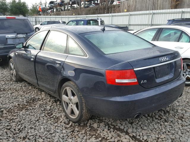 WAUDH74F48N093649 - 2008 AUDI A6 3.2 QUA BLUE photo 3