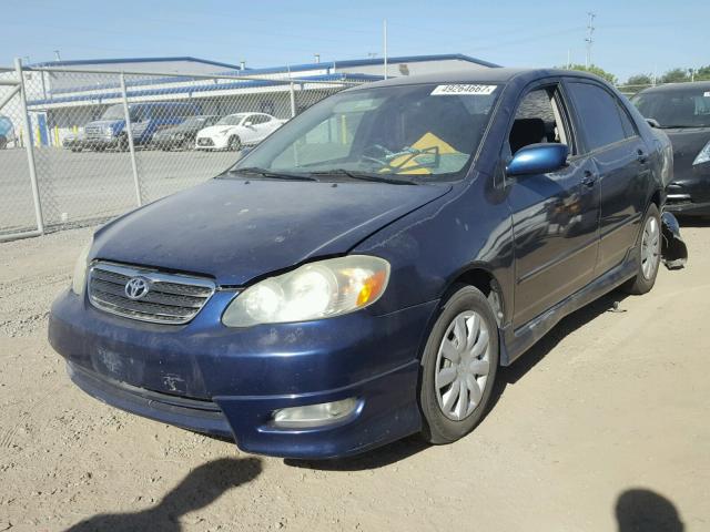 1NXBR32E65Z558701 - 2005 TOYOTA COROLLA CE BLUE photo 2