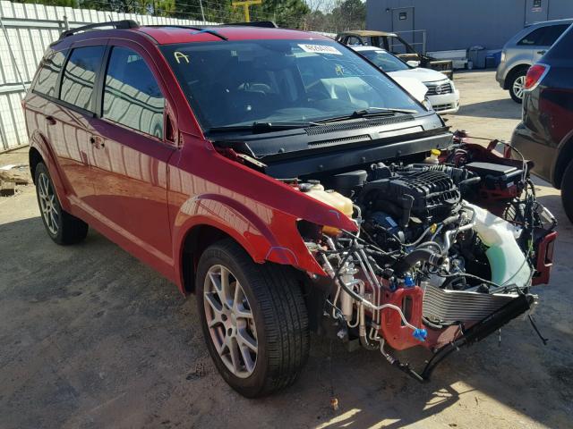 3C4PDCEG8ET182650 - 2014 DODGE JOURNEY R/ RED photo 1