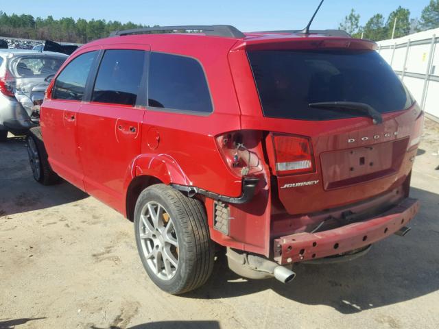 3C4PDCEG8ET182650 - 2014 DODGE JOURNEY R/ RED photo 3