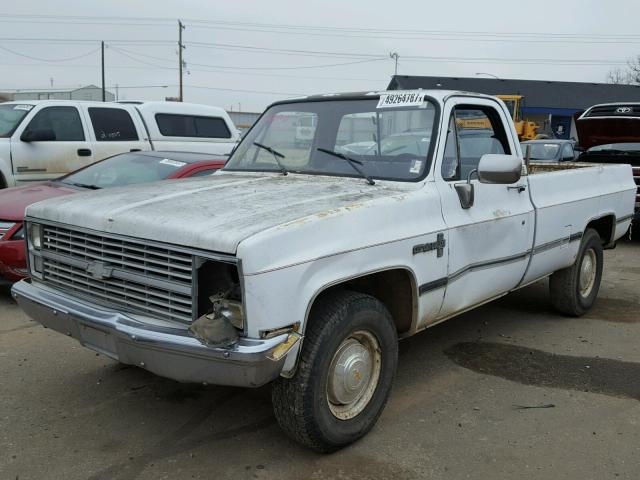 2GCGC24M7E1231505 - 1984 CHEVROLET C20 WHITE photo 2