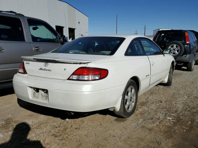 2T1CF22P51C436464 - 2001 TOYOTA CAMRY SOLA WHITE photo 4