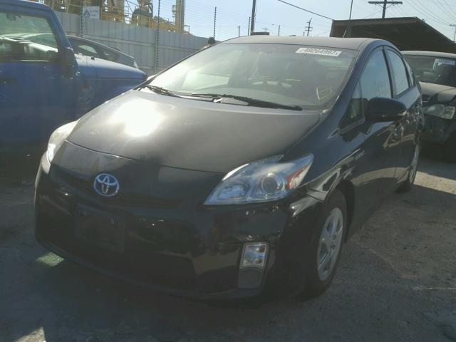 JTDKN3DU9A1281980 - 2010 TOYOTA PRIUS BLACK photo 2