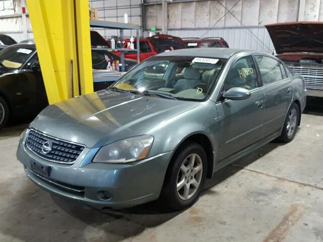 1N4AL11D55N486260 - 2005 NISSAN ALTIMA S GREEN photo 2