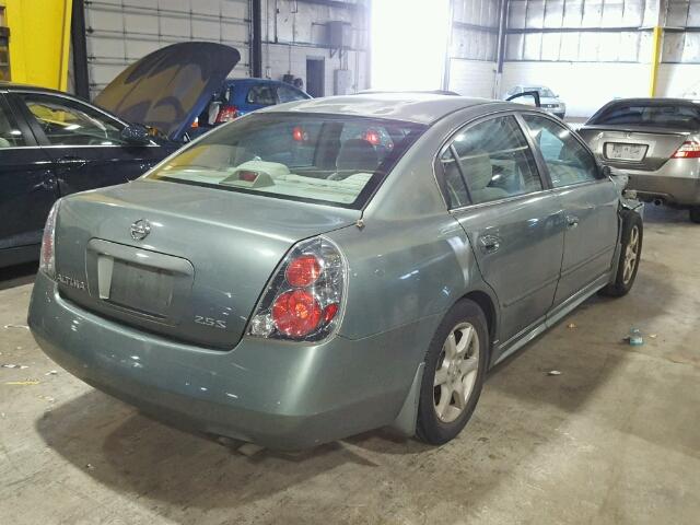 1N4AL11D55N486260 - 2005 NISSAN ALTIMA S GREEN photo 4