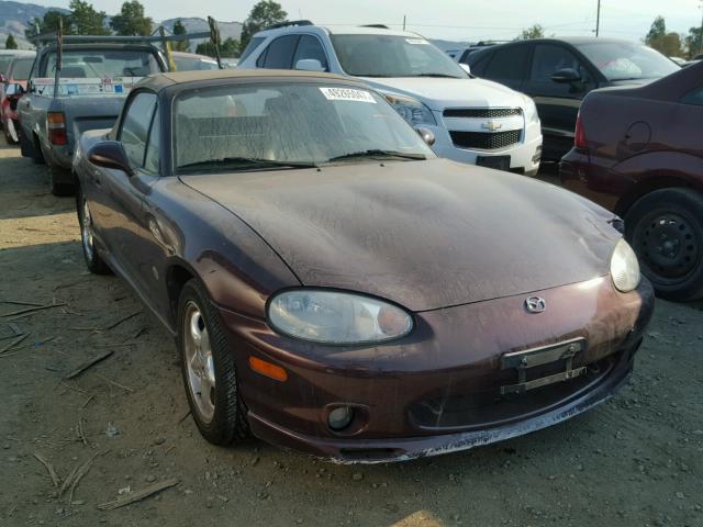 JM1NB3533Y0149146 - 2000 MAZDA MX-5 MIATA PURPLE photo 1