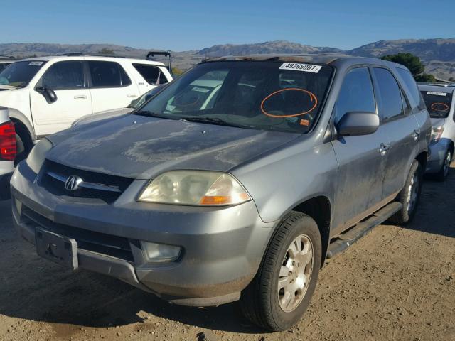 2HNYD18261H521489 - 2001 ACURA MDX GRAY photo 2