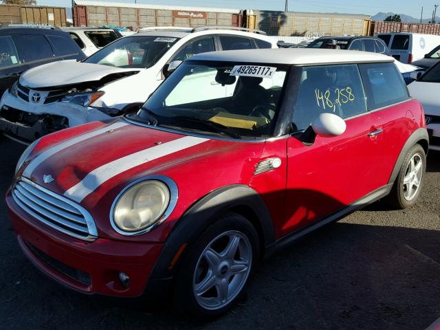 WMWMF33558TU64112 - 2008 MINI COOPER RED photo 2