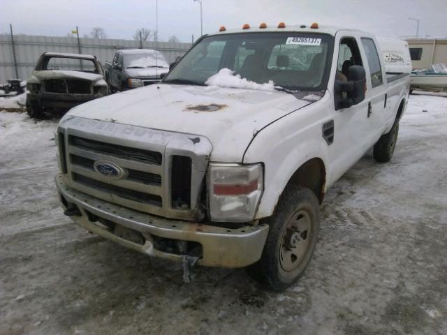 1FTWW315X8EB83863 - 2008 FORD F350 SRW S WHITE photo 2