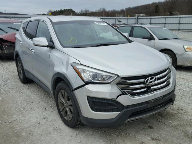 5XYZTDLB0EG199006 - 2014 HYUNDAI SANTA FE S SILVER photo 1