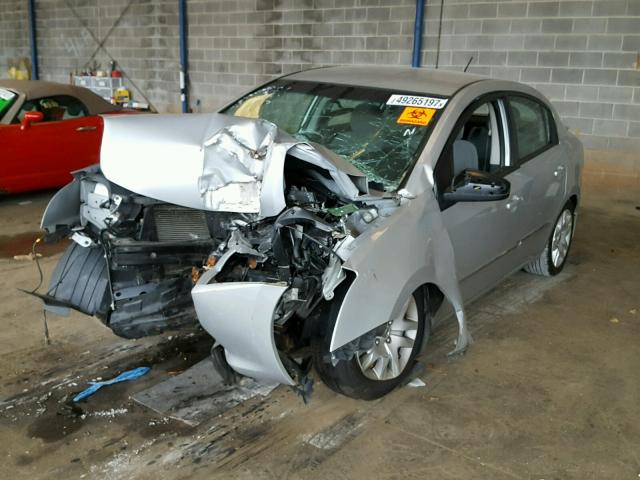 3N1AB6AP2BL648672 - 2011 NISSAN SENTRA 2.0 SILVER photo 2