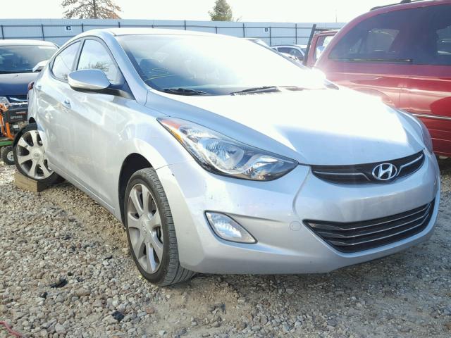 KMHDH4AE0DU565273 - 2013 HYUNDAI ELANTRA GL SILVER photo 1