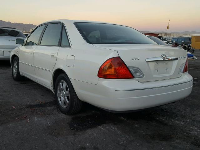 4T1BF28B01U190476 - 2001 TOYOTA AVALON XL WHITE photo 3