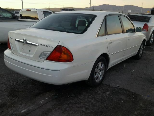 4T1BF28B01U190476 - 2001 TOYOTA AVALON XL WHITE photo 4