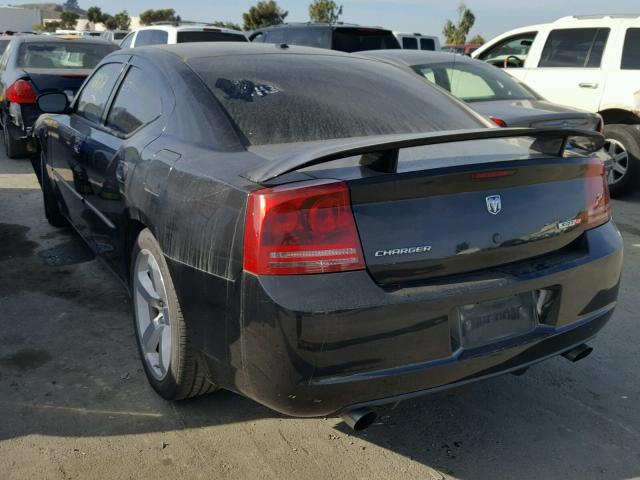 2B3LA73W07H872401 - 2007 DODGE CHARGER SR BLACK photo 3